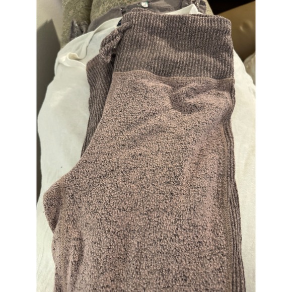 FP Movement Pants - FP Movement Free People Mauve Heather Ribbed Knit Joggers Sweatpants Small